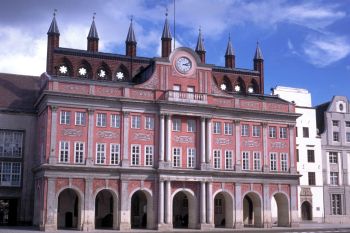 Sehenswürdigkeiten in Mecklenburg Vorpommern Rathaus in Rostock