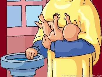 Muster Danksagungskarten Taufe
